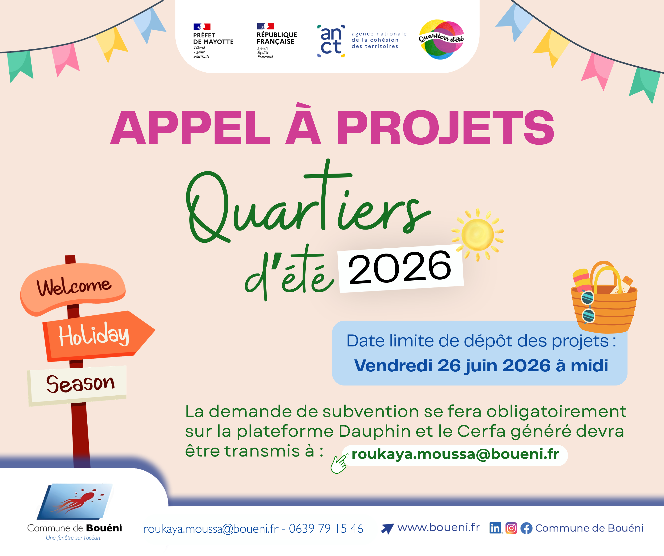 QUARTIERS D'ÉTÉ 2026 : L'appel à projet est lancé
